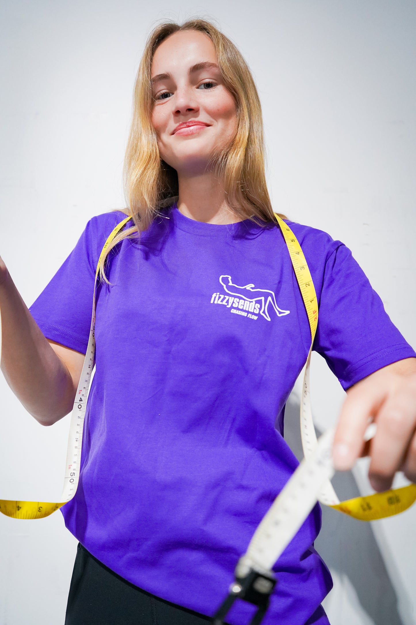 FizzySends Tee - Purple SMALL LOGO