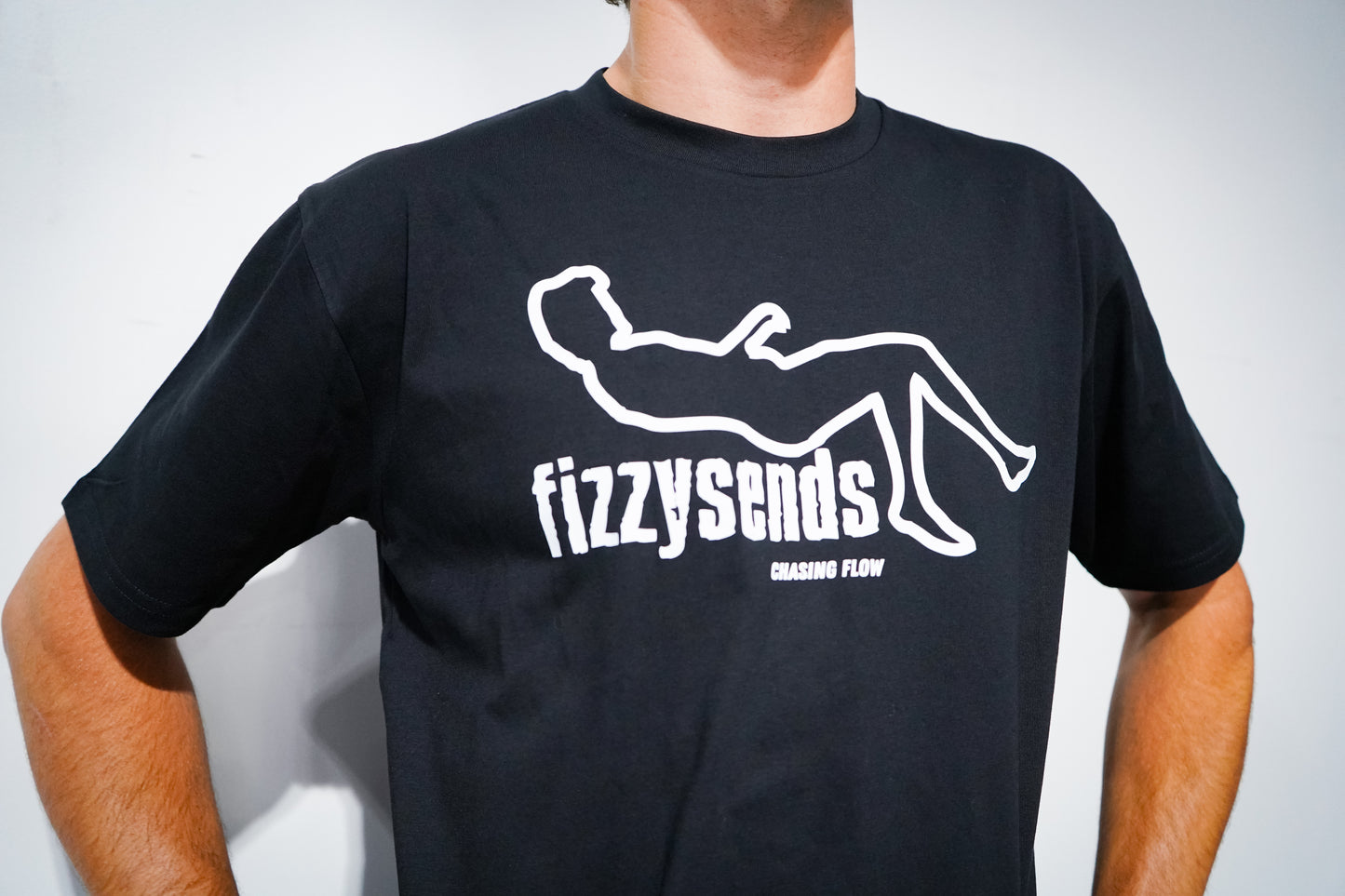 FizzySends Tee - Black BIG LOGO